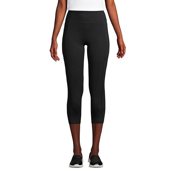 Petite Lands' End Active UPF 50 Compression Capri Leggings