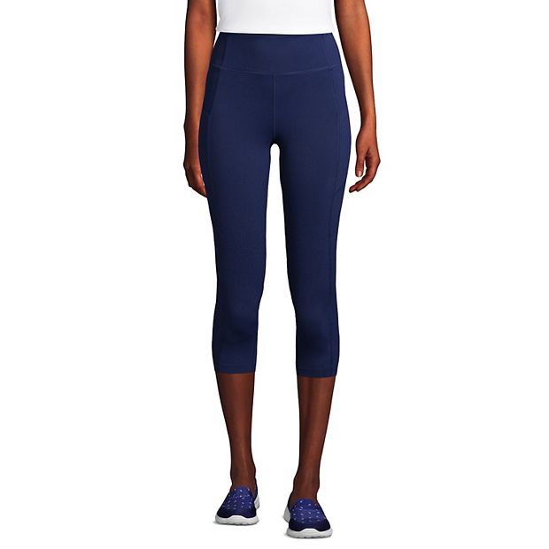 Petite Lands' End Active UPF 50 Compression Capri Leggings