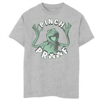 Disney's The Muppets Boys 8-20 St. Patrick's Day Kermit The Frog Pinch Proof Graphic Tee