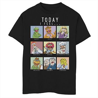 Disney's The Muppets Boys 8-20 Today I Fell Box Up Graphic Tee