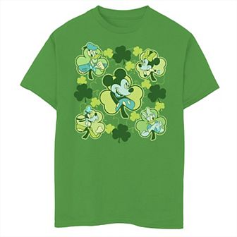 Disney's Mickey Mouse & Friends Boys 8-20 St. Patrick's Day Clovers Graphic Tee