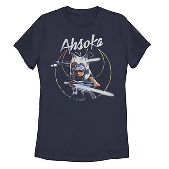 Juniors' Star Wars Ahsoka Clone Wars Transparent Rebel Emblem Tee