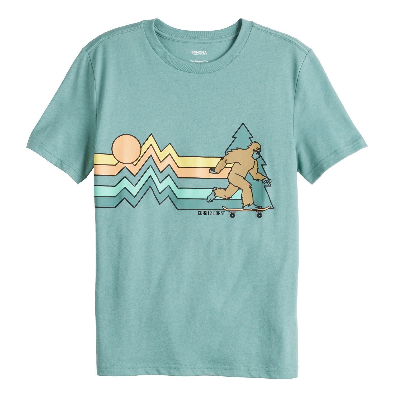 Soffe Boys Short Sleeve Cotton T-Shirt - Midweight Jersey Tee For Everyday Wear