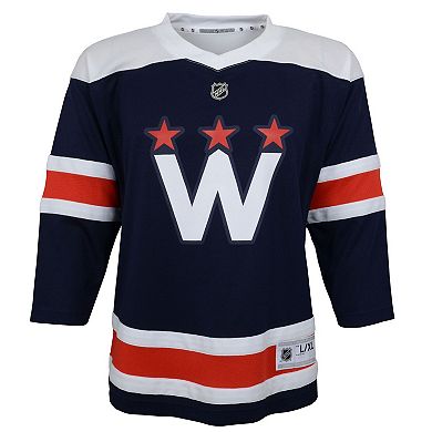 Preschool Navy Washington Capitals 2020/21 Alternate Replica Jersey