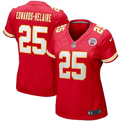 Women's Nike Clyde Edwards-Helaire Red Kansas City Chiefs Player Jersey