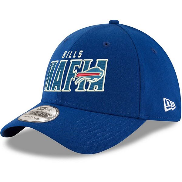 Men's Buffalo Bills New Era Gray Tailgate Mafia 39THIRTY Flex Hat