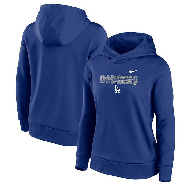 Los Angeles Dodgers Nike Logo Therma Performance Pullover Hoodie