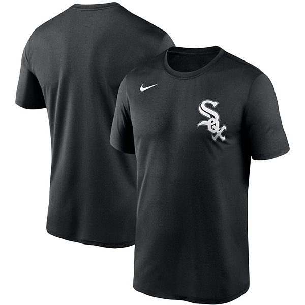 Men's Nike Black Chicago White Sox Wordmark Legend T-Shirt