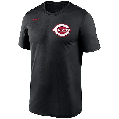 Men's Nike Black Cincinnati Reds Wordmark Legend T-Shirt