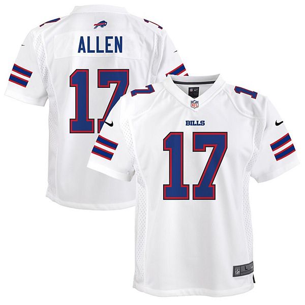 Youth Nike Josh Allen White Buffalo Bills Game Event Jersey