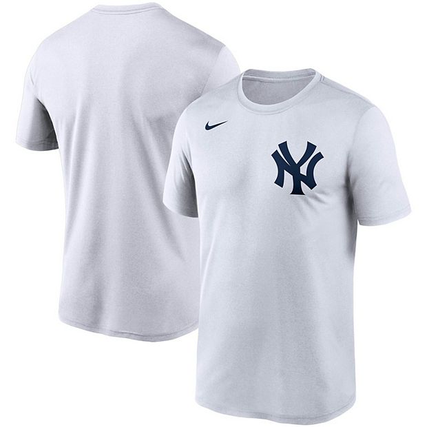 NIKE Dri Fit New York Yankees MLB Mens Short Sleeve Polo Shirt Size XL Gray