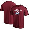 Men's Fanatics Branded Burgundy Colorado Avalanche Team Logo Lockup T-Shirt