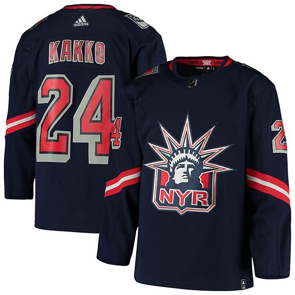 Men's adidas Kaapo Kakko Navy New York Rangers 2020/21 Reverse Retro Authentic Player Jersey Men's adidas Kaapo Kakko Navy New York Rangers 2020/21 Reverse Retro Authentic Player Jersey