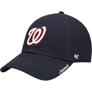Women's '47 Navy Washington Nationals Team Miata Clean Up Adjustable Hat