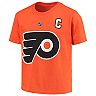 Youth Fanatics Branded Claude Giroux Orange Philadelphia Flyers Name & Number T-Shirt