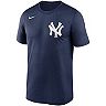 Men's Nike Navy New York Yankees Wordmark Legend T-Shirt