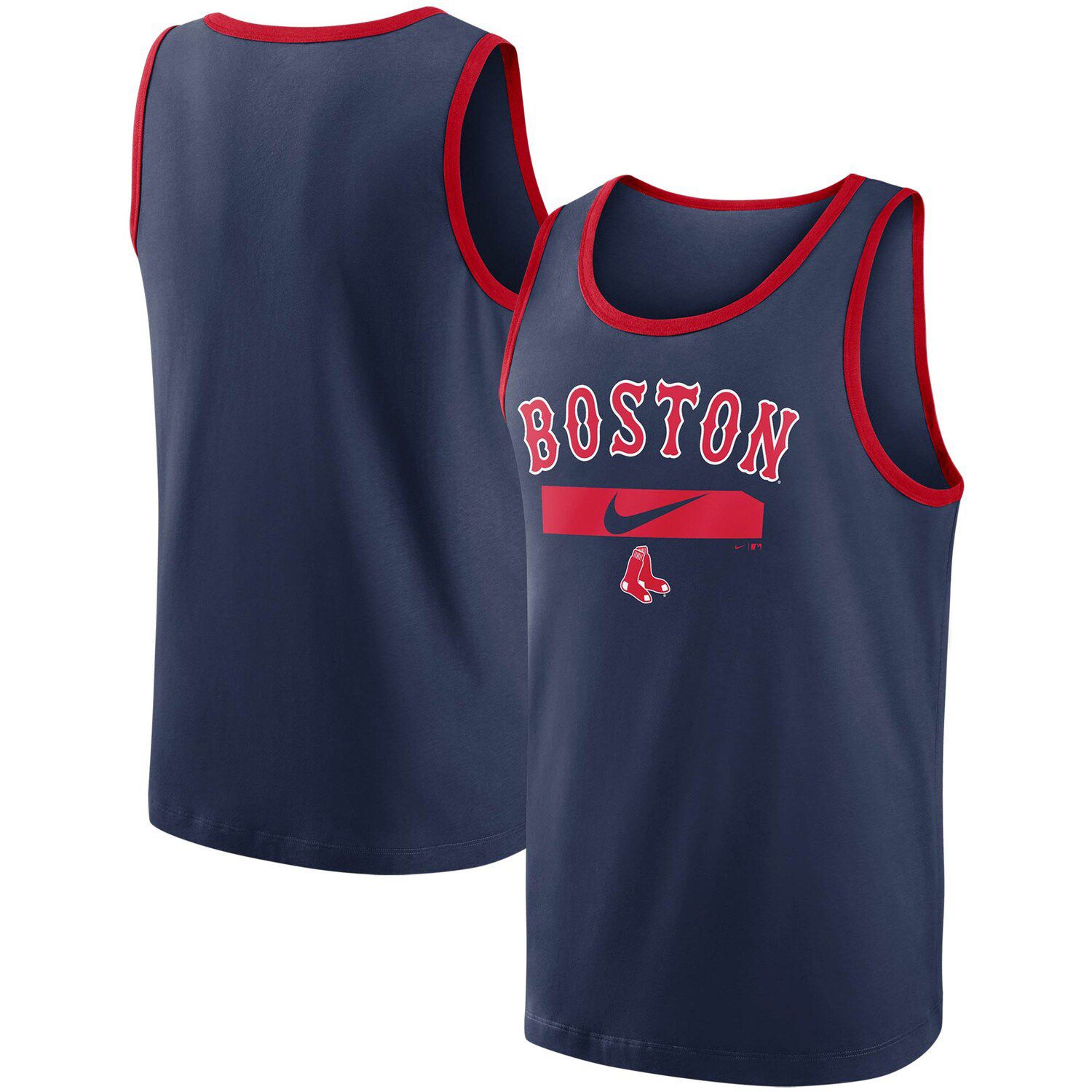 blue nike tank top