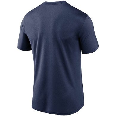 Men's Nike Navy Milwaukee Brewers Wordmark Legend T-Shirt