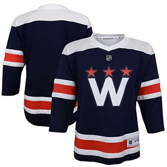 Youth Navy Washington Capitals 2020/21 Alternate Replica Jersey