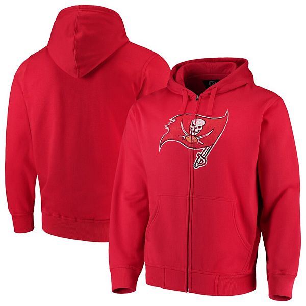 Football Fan Shop Officially Licensed NFL Men's Black Label Fleece Hoodie by GIII - Bucs