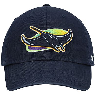 Men's '47 Navy Tampa Bay Rays Clean Up Adjustable Hat