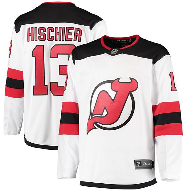 Men's Fanatics Branded Nico Hischier White New Jersey Devils 2018