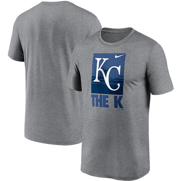 Men's Nike Gray Kansas City Royals Local Logo Legend T-Shirt