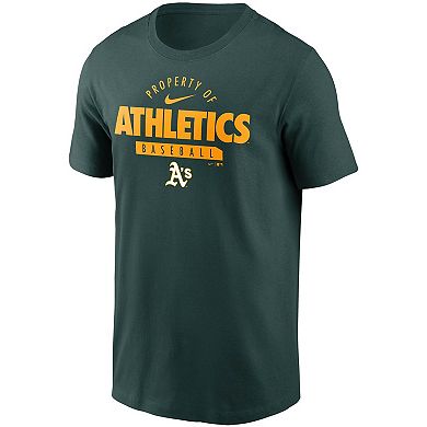 Men's Nike Green Oakland Athletics Primetime Property Of Practice T-Shirt