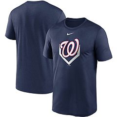 Men's Washington Nationals Nike Red Authentic Collection Legend 3/4-Sleeve  Raglan Performance T-Shirt