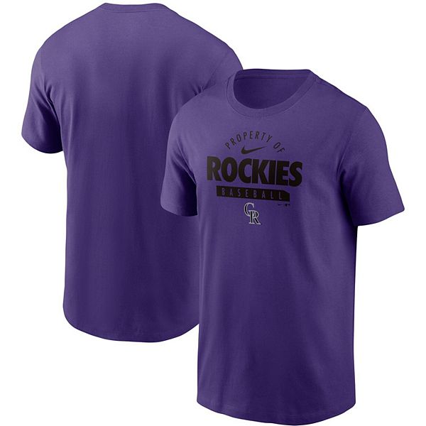 Women's Nike Purple Colorado Rockies Baseball T-Shirt