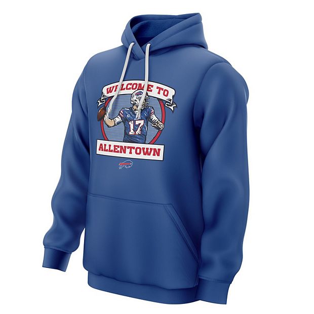 Josh Allen Shirt - Buffalo Bills Blackout Crewneck Unisex Hoodie