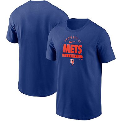 Men's Nike Royal New York Mets Primetime Property Of Practice T-Shirt