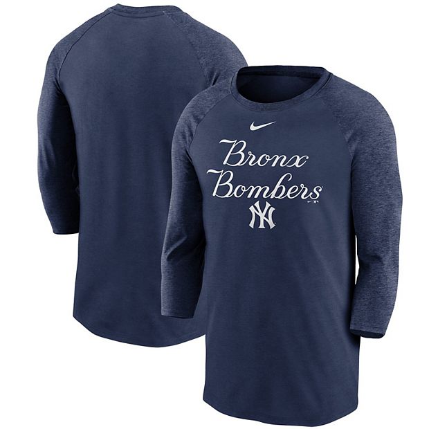 yankees 3 4 sleeve shirt