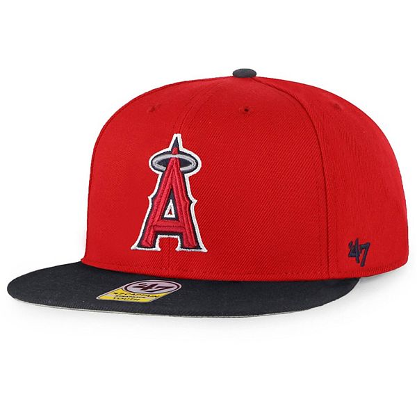 Youth '47 Red/Black Los Angeles Angels Lil Shot Two-Tone Snapback Hat