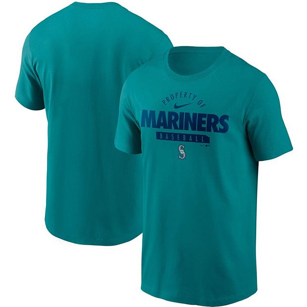 Men's Nike Aqua Seattle Mariners Primetime Property Of Practice T