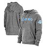 Men's New Era Heather Gray Los Angeles Lakers 2020/21 City Edition Pullover Hoodie