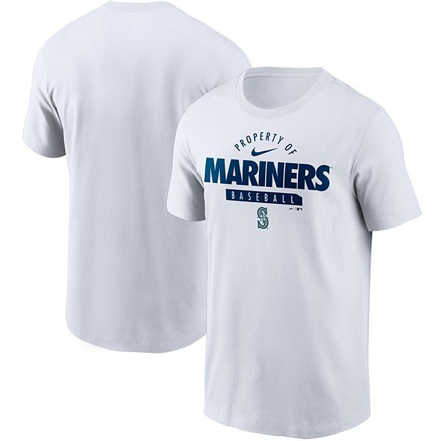 Men's Nike White Seattle Mariners Primetime Property Of Practice T-Shirt