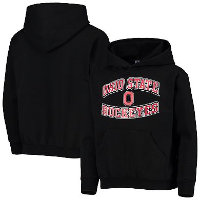 Youth Champion Black Ohio State Buckeyes Powerblend Pullover Hoodie