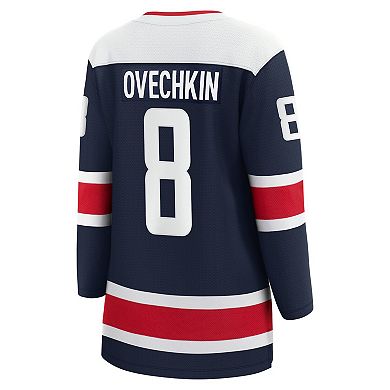 Women's Fanatics Branded Alexander Ovechkin Navy Washington Capitals Alternate Premier Breakaway Player Jersey