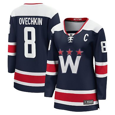 Women's Fanatics Branded Alexander Ovechkin Navy Washington Capitals Alternate Premier Breakaway Player Jersey