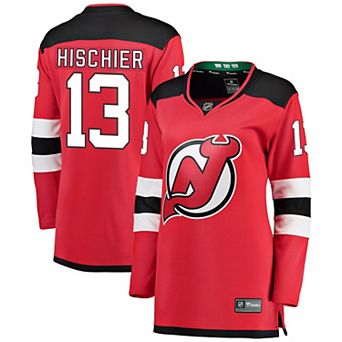 Women's Fanatics Branded Nico Hischier Red New Jersey Devils Breakaway Home Player Jersey
