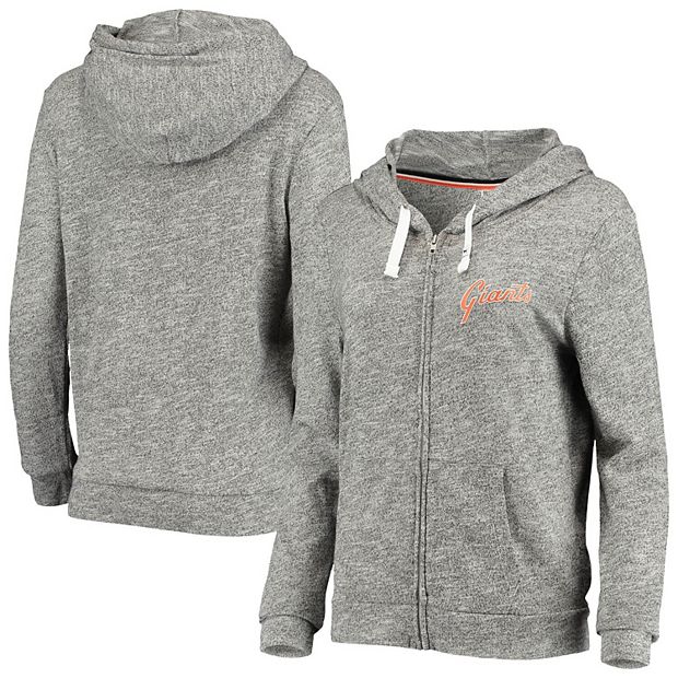 Women's PINK by Victoria's Secret Heathered Gray San Francisco Giants Retro  Full-Zip Hoodie