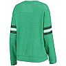 Women's New Era Green Boston Celtics Space Dye Tri-Blend Sweatshirt