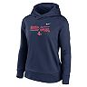 Women's Nike Navy Boston Red Sox Club Angle Performance Pullover Hoodie