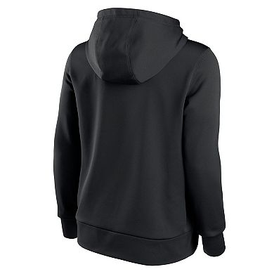Women's Nike Black Chicago White Sox Club Angle Performance Pullover Hoodie