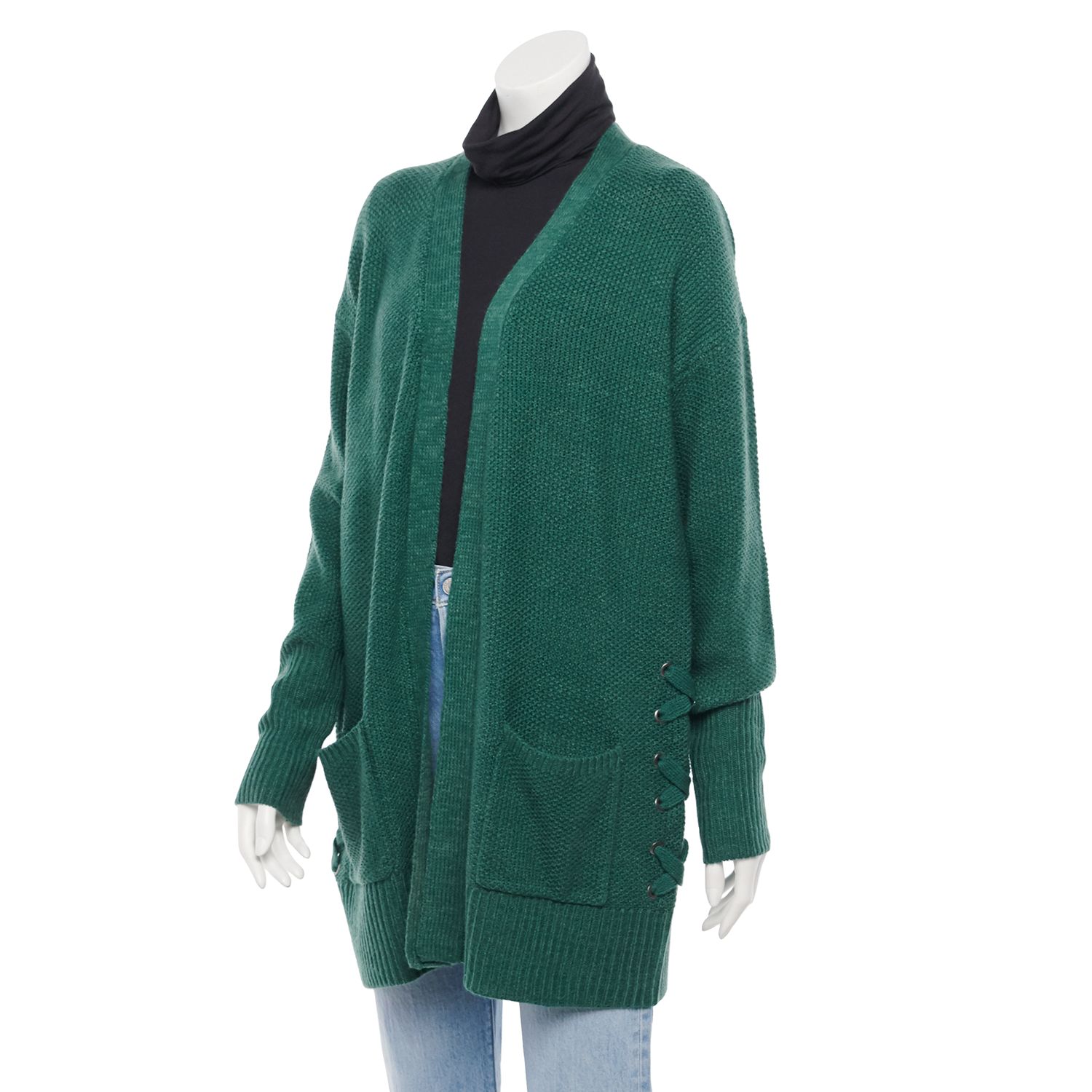kohls red cardigan
