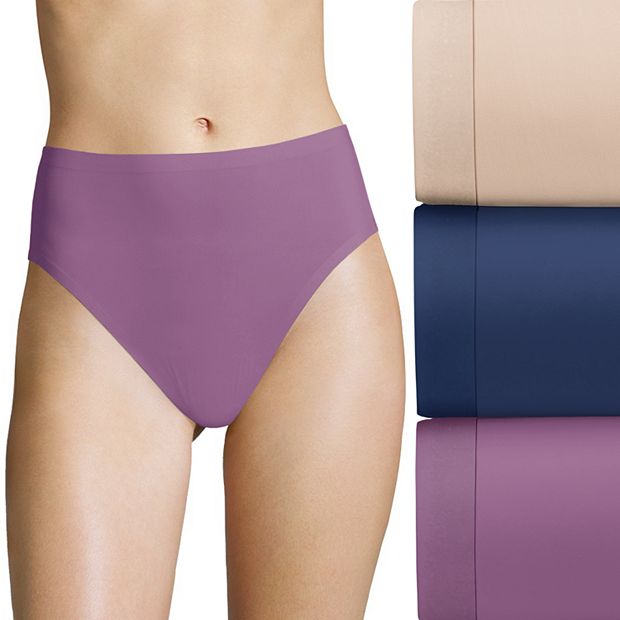 Women's Bali® Comfort Revolution® Easylite® 3-Pack Hi-Cut Panty DFELH3