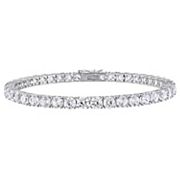 Sterling Silver Diamond Accent Bolo Bracelet