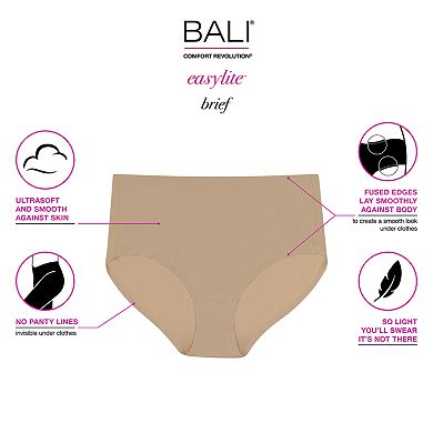 Bali Comfort Revolution EasyLite 3-Pack Brief Panty DFELB3