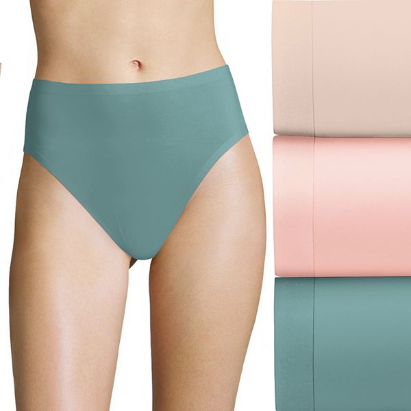 Women's Bali® Comfort Revolution® Easylite® 3-Pack Hi-Cut Panty